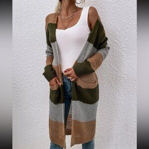 Light weight long cardigan